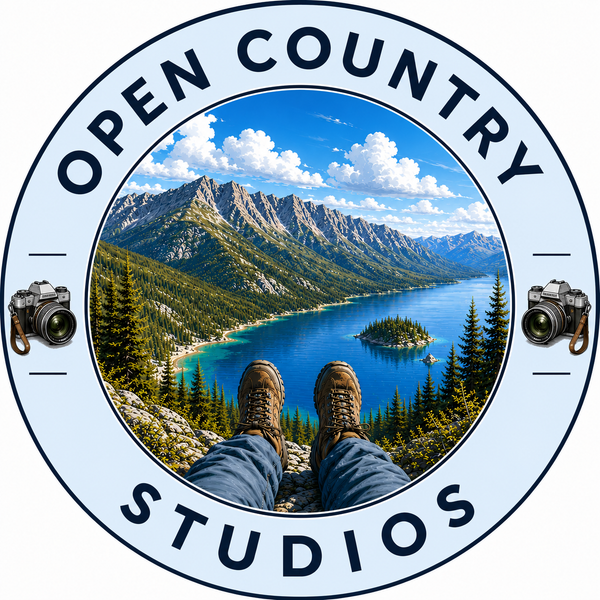 Open Country Studio landscape photography logo