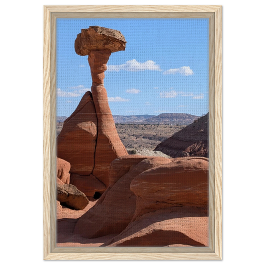 Toadstool Hoodoos near Kanab Utah as Southwest desert canvas wall art.